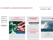 Tablet Screenshot of etudiants.lesenfantsdabord.fr